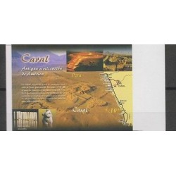 O) 2004 PERU, CARAL CITY, ANCIENT CIVILIZATION OF AMERICA, IMPERFORATE PROOF, MN
