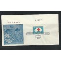 O) 1967 COLOMBIA, RED CROSS, FDC SLIGHT TONED, XF
