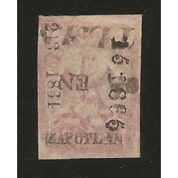 G)1865 MEXICO, IMPERIAL EAGLE, ZAPOTLAN DISTRICT, XF