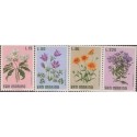 E) 1971 SAN MARINO, FLOWERS SET, MNH 