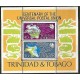 B)1974 TRINIDAD & TOBAGO, CENTENARY, ISLAND, AIRPLANE, BOAT, CENTENARY OF THE 