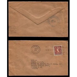 E)1960 SCOTLAND, QUEEN ELIZABETH II, POSTAGE REVENUE, CIRCULATED COVER TO MEXICO