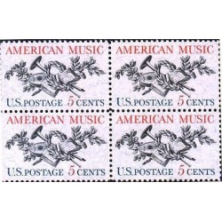 G)1964 USA, SHEET MUSIC-MUSICAL INSTRUMENTS, AMERICAN MUSIC B/4, MNH