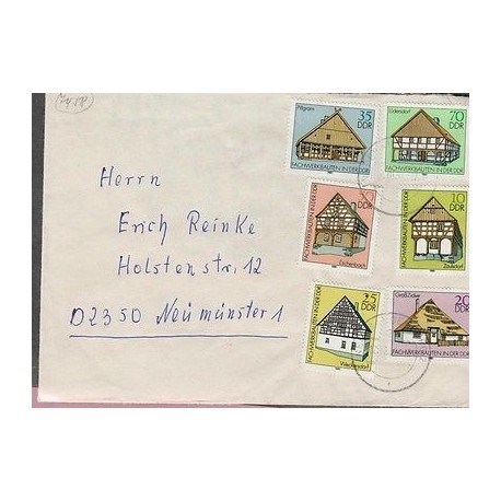  O) 1981 GERMANY - DDR, ARCHITECTURE, HALF TIMBERED BUILDINGS, COVER XF 