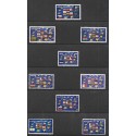 O) 2004 CZECH REPUBLIC- EUROPA,FLAGS OF EUROPEAN COUNTRIES, JOINT ISSUE MANY EUR