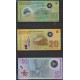 O) 2012 NICARAGUA, BANKNOTES, SHORT SET UNC 10, 20 AND 50 ARE XF PRISTINE CONDIT