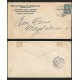 G)1914 MEXICO, TRANSITORIO COAT OF ARMS 5 C, CUSTOMS BROKER CIRCULATED COVER TO