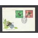 O) 1961 POLAND, INSECTS, ANT -FORMICIDAE, BEE - ECTOGNATHA, FDC XF, SLIGHT TONED