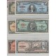 rO)1958 CARIBE,DIFFERENT YEARS. SET OF BANK NOTES, REPUBLIC 1, 5, 10, 20, 50 AND