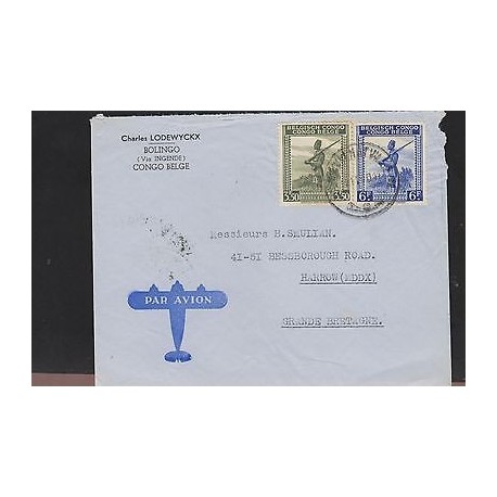 O) 1973 CONGO, RANGER FORESTRY AGENT, COVER TO GREAT BRITANC, XF