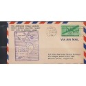 O) 1946 USA - UNITED STATES, FIRST FLIGHT, MORGAN STATION, COVER TO ARGENTINA, X