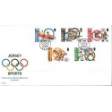 O) 1994 JERSEY, CENTENARY IOC - INTERNATIONAL OLYMPIC COMMITTEE, FDC XF