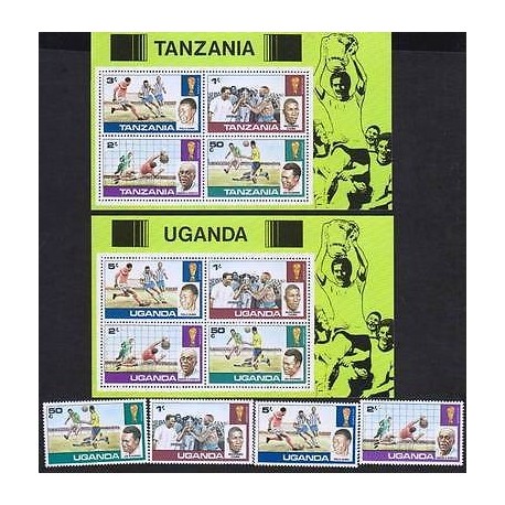 E) 1990 TANZANIA, UGANDA, FOOTBALL PLAYERS, WORLD CUP HISTORY