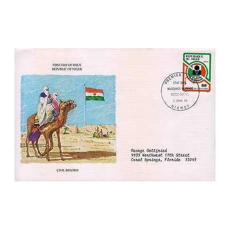 E) 1986 NIGER, CAMELS, CIVIL REFORM, FDC