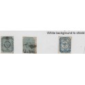 O) 1860 COLOMBIA, 20 CENTAVOS BLUE, SG 5, 20 CENTAVOS-WHITE BACKGROUND TO SHIELD