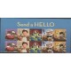 O) 2011 UNITED STATES, CARTOON, SEND A HELLO- FOREVER, STICKERS-ADHESIVE, XF
