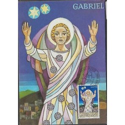 O) 1986 GERMANY, ARCHANGEL GABRIEL - MESSENGER, MAXIMUM CARD XF