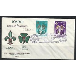 O) 1961 COLOMBIA, SCOUTS 1931, INTERNATIONAL CONFERENCE OF SCOUTING, FDC XF