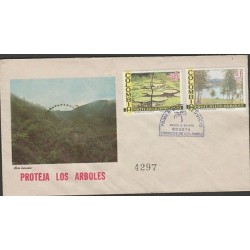 O) 1975 COLOMBIA, PROTEC TREE, FDC VF