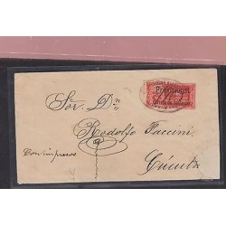 E)1903 COLOMBIA, SANTANDER DEPARTMENT, BUCARAMANGA TO CUCUTA, 50 CTVOS RED WITH 