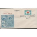 O) 1967 COLOMBIA, RED CROSS, EMBLEM, FDC XF
