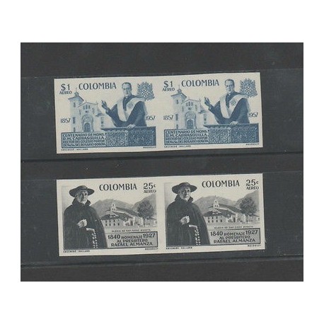 O) 1927 -1957 COLOMBIA, CENTENNIAL MONSEÑOR R. M. CARRASQUILLA- 1 PESO, RAFAEL A