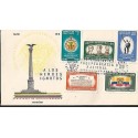 E)1960 COLOMBIA, FLAGS, SHIELD, TRIBUTE TO THE UNKNOWN HEROES, 150 YEARS OF NATI