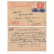 E) 1919 COLOMBIA, POSTAL STATIONARY, WITH DOUBLE UP RATE 