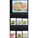RG)1999 AFGHANISTAN, MINERALS,SET(6) WITH S/S, MNH