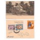 E) 1960 GUATEMALA CHACRA EN ESCUINTLA, SIMON BOLIVAR, AEREO TO USA, POST CARD