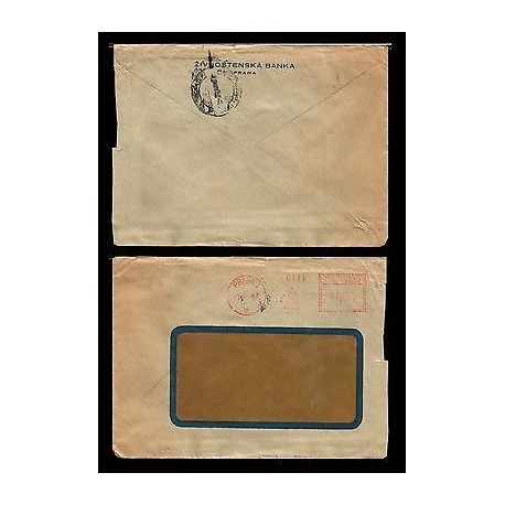 E)1947 CZECHOSLOVAKIA, TELEGRAM, RARE DESTINATION, CIRCULATED COVER TO MEXICO