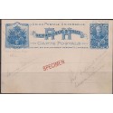 o) 1898 HAITI, POSTAL STATIONARY 1 C 'SIMON SAM" STATIONARY CARD HIGGINS NO 1 PR