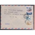 O) 1980 POLAND HELICOPTER, MOUNTAINS, STATUE OF LIBERTY, ARCHITECTURE, COVER TO 