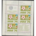 O) 1974 POLAND, WORLD CUP FOOTBALL- 1974 GERMANY - SOCCER, SOUVENIR MNH