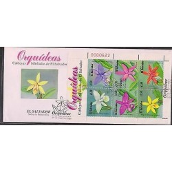O) 1999 EL SALVADOR, ORCHIDS BIFOLIATE - SMALL EXOTIC FLOWER, FDC XF