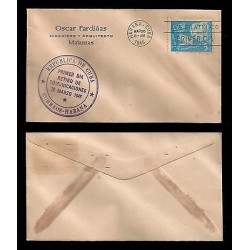 E)1946 CARIBBEAN, COMMUNICATIONS RETIREMENT BLUE STAMP, FDC