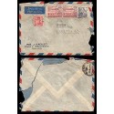 E)1945 CZECHOSLOVAKIA, MILITARY, AVIATOR, AIRPLANE, AIR MAIL, CIRCULATED COVER 