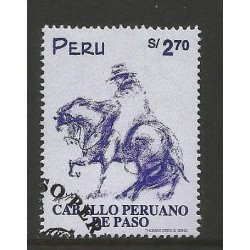 E)1998 PERU, PERUVIAN PASO HORSE, 1177, A524, CTO, MNH 