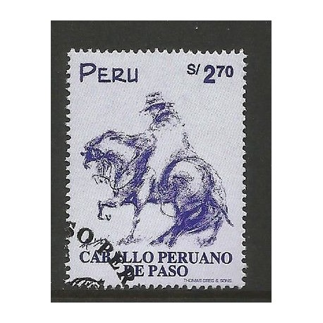 E)1998 PERU, PERUVIAN PASO HORSE, 1177, A524, CTO, MNH 