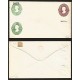 G)1883 MEXICO, 2 10 CTS. & 1 5 CTS. EMBOSSED POSTAL STATIONARY ENVELOPE, EXPERIM
