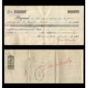 B)1913 MEXICO, REVENUE, RECEIPT, XF