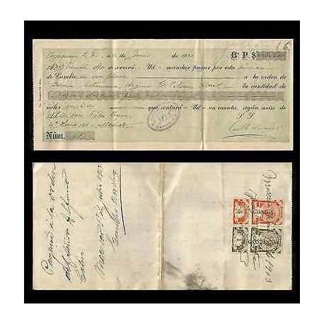 B)1921 MEXICO, DOBLE RATED REVENUE, RECEIPT, XF