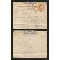 G)1914 MEXICO, EMBOSSED 5 CTS. HIDALGO BUST POSTAL STATIONARY ENVELOPE, GOBIERNO