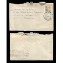 E)1951 SPAIN, GENERAL FRANCO, CIRCULATED COVER FROM MADRID TO OVIEDO, INTERNAL 
