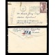 E)1964 PAPUA NEW GUINEA, AFRICAN COSTUMES, AIR MAIL, CIRCULATED COVER FROM AUSTR