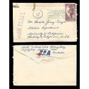 E)1964 PAPUA NEW GUINEA, AFRICAN COSTUMES, AIR MAIL, CIRCULATED COVER FROM AUSTR