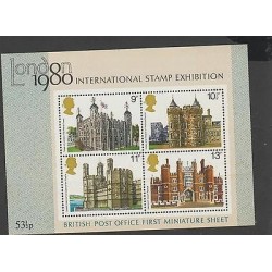 O) 1980 GREAT BRITAIN - LONDON, HERITAGE, ARCHITECTURE - TOWER, CASTLE, PALACE,