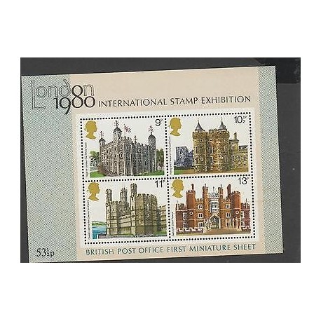 O) 1980 GREAT BRITAIN - LONDON, HERITAGE, ARCHITECTURE - TOWER, CASTLE, PALACE,