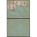 G)1915 MEXICO, MULTIPLE SONORA, VALUES AND INCRIPTIONS IN BLACK , BARREL CANC., 