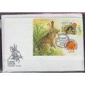 O) 1999 CAMBODIA, CHINESE YEAR OF THE RABBIT, FDC XF
